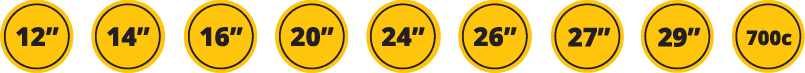 sizes